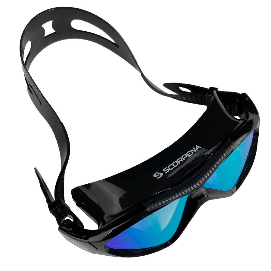 Очки Scorpena F4 зеркальные линзы черный — изображение 1