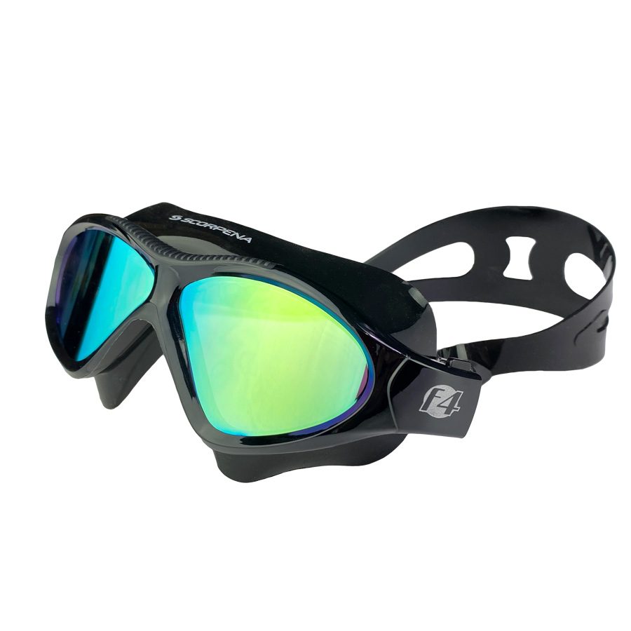 Очки Scorpena F4 зеркальные линзы черный — изображение 3
