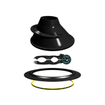 Комплект колец для установки шейного силиконового обтюратора