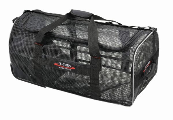 Сумка TUSA 92л сетчатая на колесах