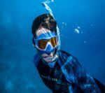 Маска Versa синий силикон