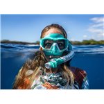 Маска Versa бирюзовый силикон