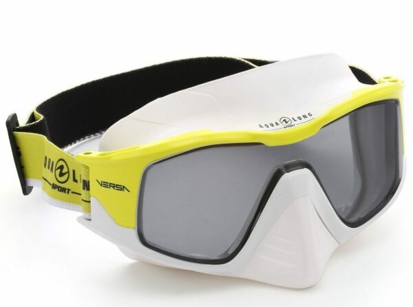 Маска Versa желтый/белый темные линзы