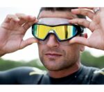 Очки VISTA PRO золотые титановые зеркальные линзы/черный — изображение 4