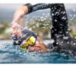 Очки Vista PRO красные зеркальные линзы Titanium синий/красный