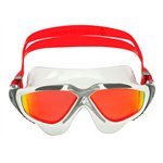 Очки VISTA красные зеркальные линзы Titanium/белый/серый/красный