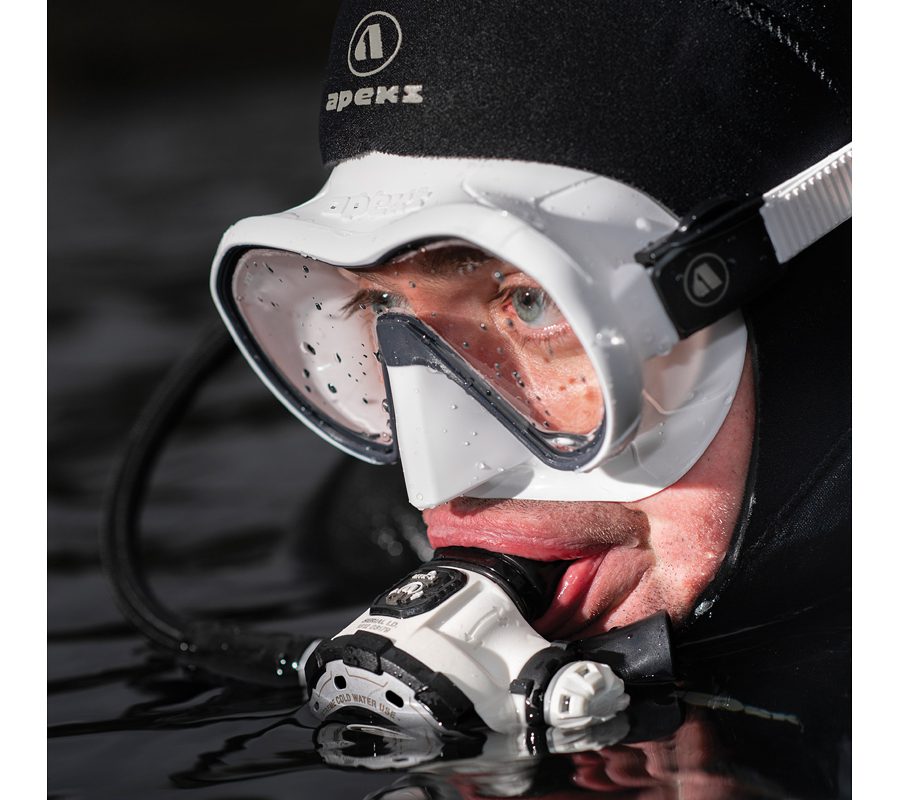 Vx12 Маска Apeks VX1 белый силикон — изображение 1