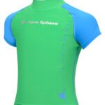 Майка RASH GUARD лайкра детская зеленая