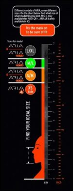 Маска полнолицевая Oceanreef Aria QR желтый — изображение 4