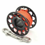 Катушка-шпуля алюминиевая 30м с карабином — изображение 6