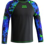 Футболка лайкра MadWave мужская длинный рукав синий