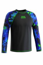 Футболка лайкра MadWave мужская длинный рукав синий