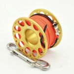 Катушка-шпуля алюминиевая 30м с карабином — изображение 3