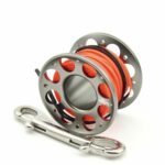 Катушка-шпуля алюминиевая 15м с карабином — изображение 5