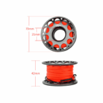 Катушка-шпуля алюминиевая 30м с карабином — изображение 7