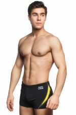 Плавки-шорты OLIMP черный/желтый