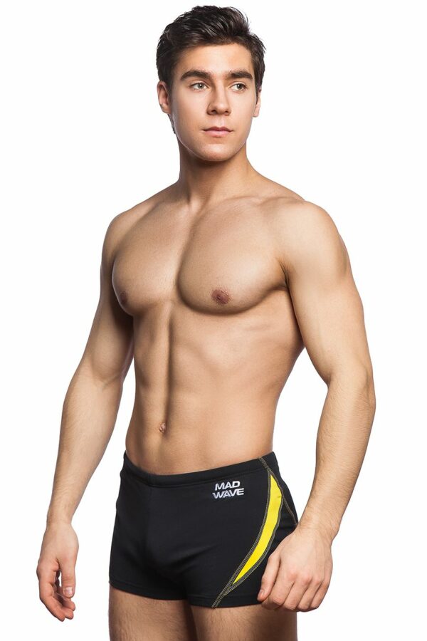 Плавки-шорты OLIMP черный/желтый
