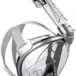 Маска полнолицевая Cressi Duke прозрачный/серебро