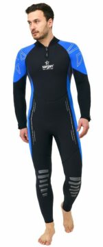 Гидрокостюм NERO Zipp мужской 5мм синий — изображение 2