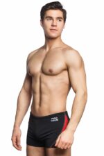 Плавки-шорты OLIMP черный/красный — изображение 3