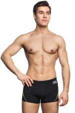 Плавки-шорты OLIMP черный/желтый — изображение 2