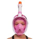 Маска полнолицевая SB Beatle розовая