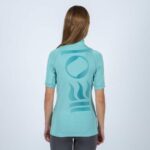 Футболка HYDROSKIN Lady лайкра короткий рукав бирюза — изображение 3