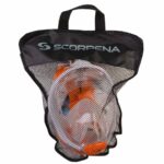 Маска Scorpena Swim полнолицевая белый/оранж — изображение 6