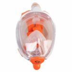 Маска Scorpena Swim полнолицевая белый/оранж — изображение 4