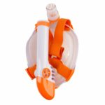 Маска Scorpena Swim полнолицевая белый/оранж — изображение 3