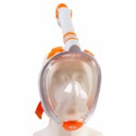 Маска Scorpena Swim полнолицевая белый/оранж — изображение 2