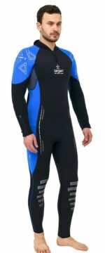 Гидрокостюм NERO Zipp мужской 5мм синий — изображение 3