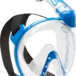 Маска полнолицевая Cressi Duke прозрачный/синий