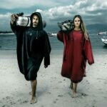 Пончо Fourth Element ветрозащитное бордо — изображение 5