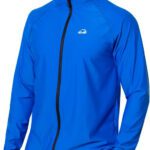 Футболка iQ UV 300+ мужская синяя на молнии длинный рукав