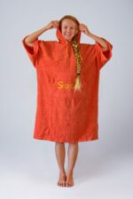 Пончо Soul махра детский розовый/голубой — изображение 5