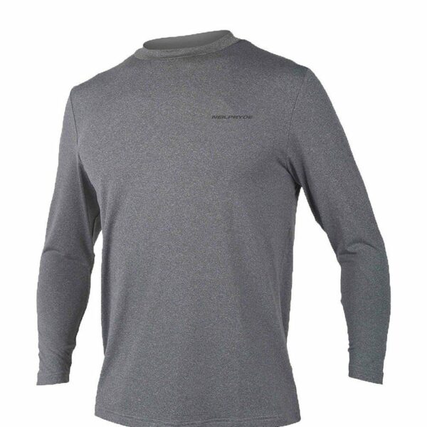 Футболка лайкра NP 22 Nano Tee мужская длинный рукав серый