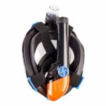 Маска Scorpena Swim полнолицевая чёрный-синий — изображение 5