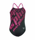 Купальник детский Zoe черный/розовый — изображение 2