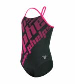 Купальник детский Zoe черный/розовый