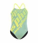 Купальник детский Zoe бирюза/желтый — изображение 2