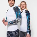 Футболка лайкра Mako длинный рукав белая унисекс