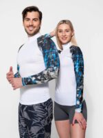 Футболка лайкра Mako длинный рукав белая унисекс