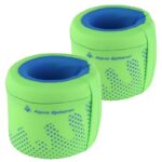 Нарукавники детские зеленый/синий