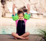 Нарукавники детские зеленый/синий — изображение 3