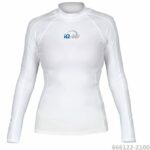 Футболка iQ UV 300 женская белый длинный рукав