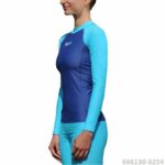 Футболка iQ UV 300 женская синяя длинный рукав — изображение 3