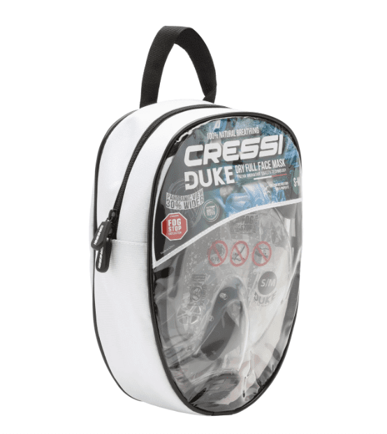 Маска полнолицевая Cressi Duke черный/синий — изображение 4