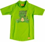 Футболка лайкра детская iQ UV 300+ зелёный Dino