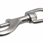 Карабин с кольцом нержавеющая сталь